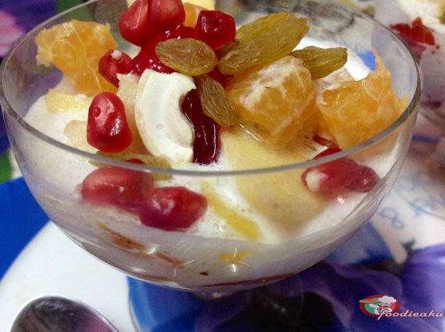 HOW TO MAKE FRUIT CREAM AT HOME IN 15 MINUTES